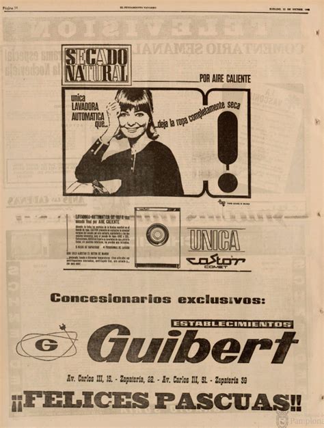 Publicidad En La Prensa Local En Los Años 60 Y 70 I Memorias Del