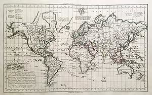 Mappe Monde Ou Carte Generale De Toutes Les Parties Du Globe Corrigee