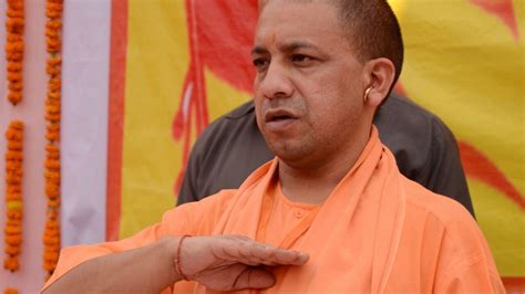 Yogi Adityanath Visits Ayodhya For First Time As Cm Offers Prayers At Makeshift Ram Temple