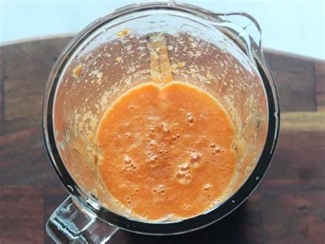 Carrot Juice Recipe With Blender Juicer Swasthi S Recipes