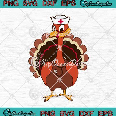 ER Nurse Gobble Squad Thanksgiving SVG PNG EPS DXF Cricut File Svg