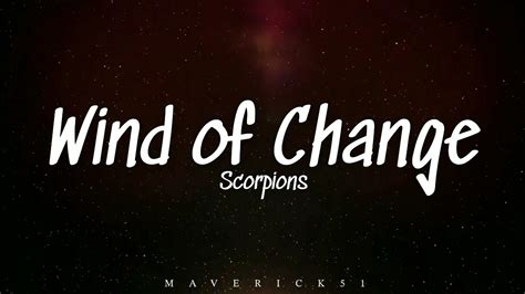 Wind Of Change Lyrics By Scorpions Youtube