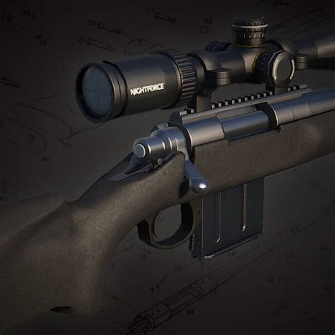 Artstation Remington 700 Recovery Fps 3d Model