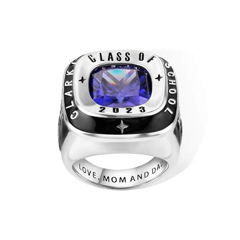 Custom Class Ring For Men S High School College And University Collection Ts Sterling Silver