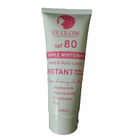 Sy Glow Triple Whitening Instant White Spf Authentic Fda Approved