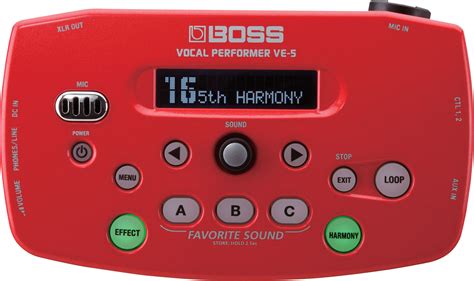 Procesador Vocal Boss Ve Efectos Vocal Folklore Musical