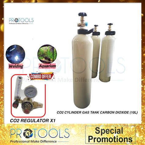 Protools Co Cylinder Gas Tank Carbon Dioxide L Mig Welding Work