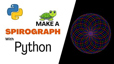 Make A Circle Spirograph Python Project Python Turtle Youtube