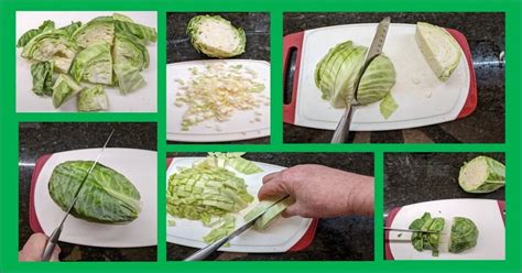 How To Cut A Cabbage