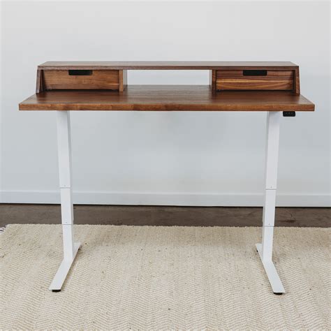 Albright // Classic Modern Solid Wood Desk with Drawers — Venn Design | Ergonomic Desk Chairs ...