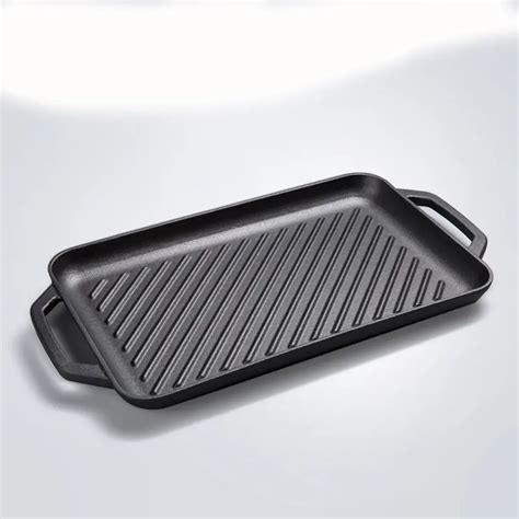 Cast iron pre-seasoned griddle with 14.5*9.25” inch - MINGTE GROUP