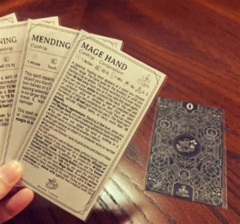 ARCANE TRICKSTER Spell Cards For Dnd 5e Form Fillable Pdfs Etsy