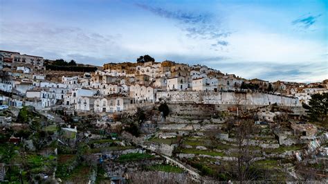 Panoramica Di Monte Sant Angelo Visto Da Sud