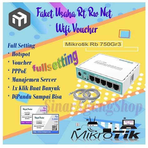 Jual Mikrotik Rb750Gr3 Full Setting Siap Pakai Tinggal Colok Aja