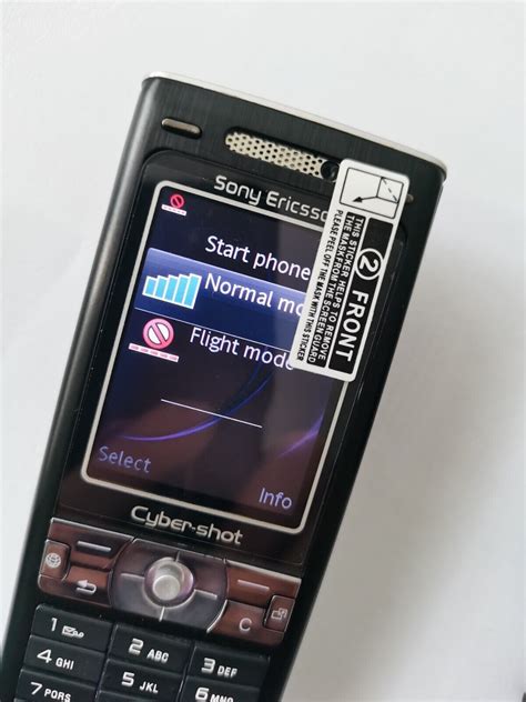 Sony Ericsson Cyber Shot K I Velvet Black Unlocked Cellular Phone