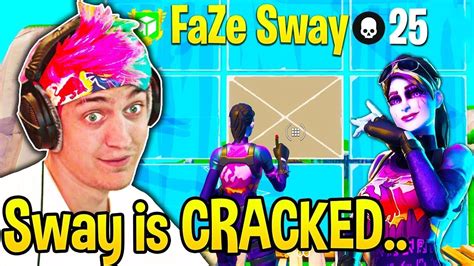 Ninja Spectates Faze Sway Cant Believe How Fast His Edits Are Youtube