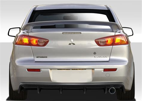 Mitsubishi Lancer M Power Duraflex Rear Bumper Diffuser Body Kit