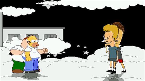 Homer Simpson Peter Griffin Vs Beavis And Butthead Mugen Battle