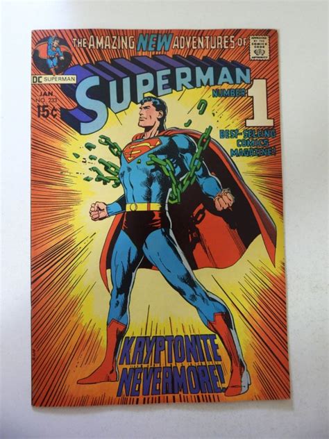 Superman 233 1971 Neal Adams Cover FN Condition Comic Books