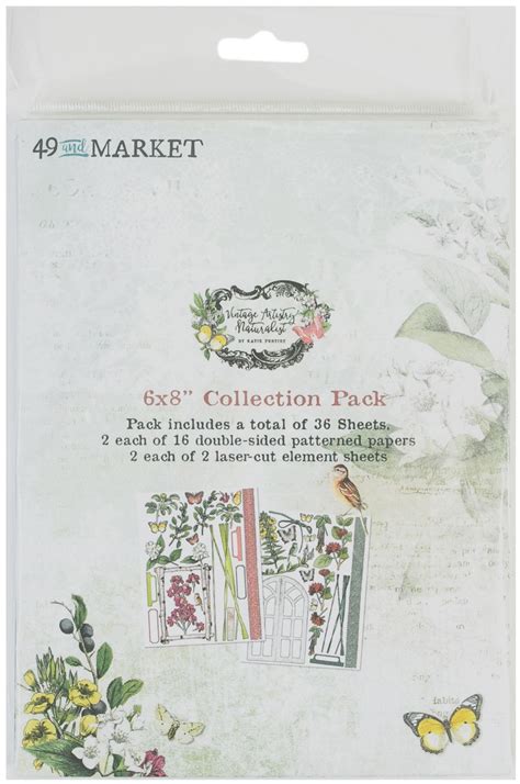 49 And Market Collection Pack 6X8 Vintage Artistry Naturalist