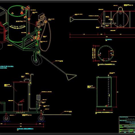 Mobile Oil Tank Project Dwg Full Project For Autocad Designs Cad