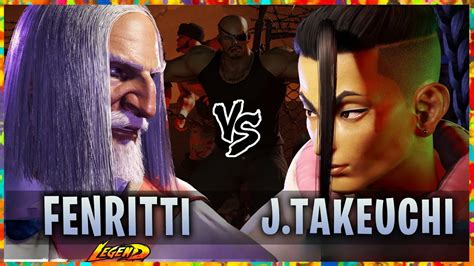 Sf Jp Fenritti Vs Jamie John Takeuchi Street Fighter Youtube