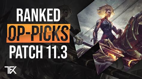 Op Picks Patch Besten Champions F Rs Ranked German Tfk Youtube