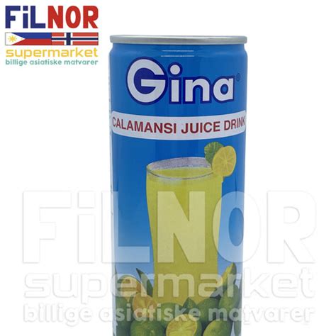 Gina Calamansi Juice Drink Ml For Filnor Supermarket