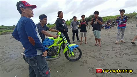 SETINGAN NINJA GURU DAN MURID DI TRACK PANTAI UJUNG GENTENG ANTARA JOKI