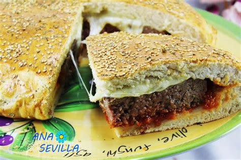 Pan Relleno De Hamburguesa Tradicional Juani De Ana Sevilla Recetas