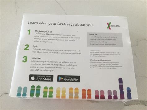 23andme Health Ancestry Saliva Collection Kit Prepaid 2020 Ebay