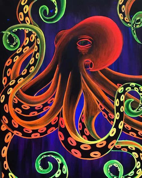 Octopus Art ~ Eight Legs of Beauty in Ocean Artwork – Seashell Madness