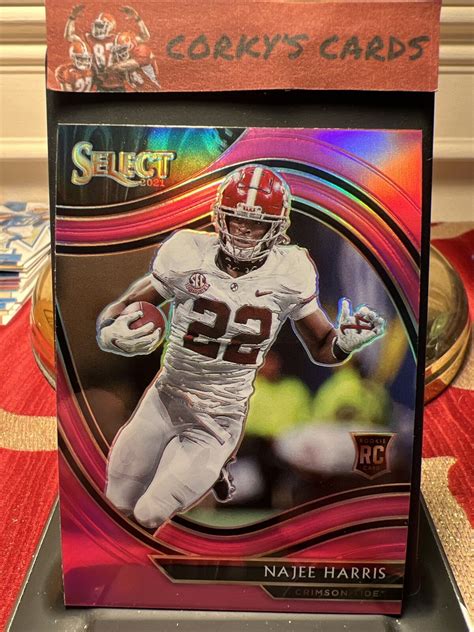 2021 Panini Chronicles Draft Picks Select Pink 267 Najee Harris RC