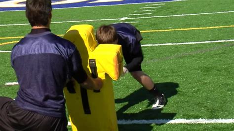 Youth Football Offensive Line Blocking Drills Youtube