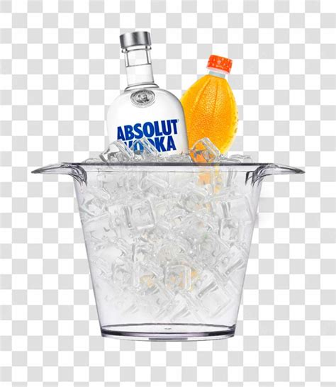 Bar Depósito Balde Combo Vokda Absolut E Suco Png PNG download