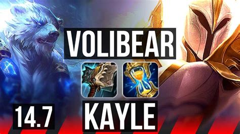 Volibear Vs Kayle Top Quadra Solo Kills Games Euw