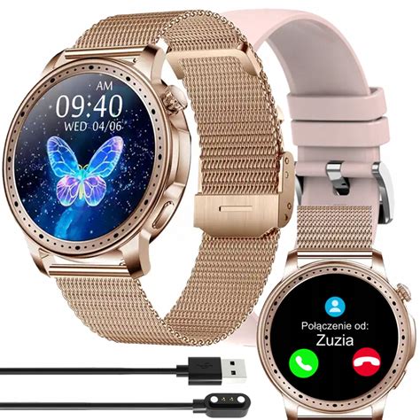 Smartwatch Zegarek Damski Smart Watch Dla Kobiety Z Rozmowy Menu Pl