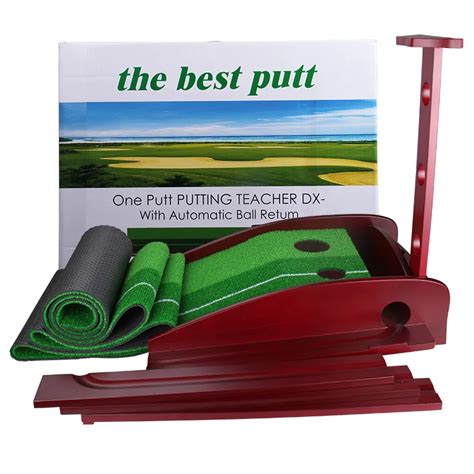 300X30cm Putting Mat Automatic Golf Practice Green Indoor Return Ball Training Aid Wooden Golf ...