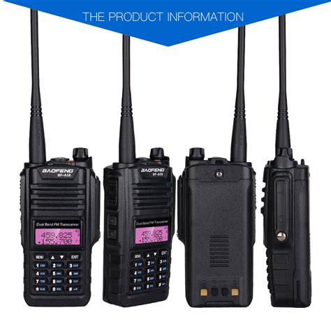 Baofeng Bf A Professional Waterproof Walkie Talkie Portable Uv Dual