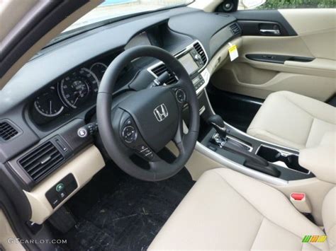 Ivory Interior 2013 Honda Accord EX-L Sedan Photo #74036025 | GTCarLot.com