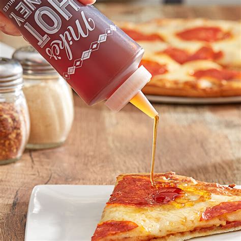 Mike S Hot Honey With Chilis Squeeze Bottle Sauce Topping