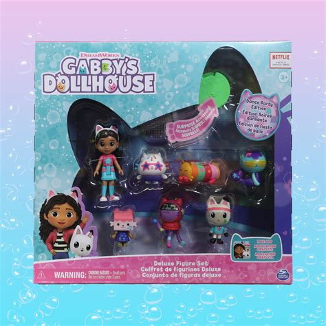 Set De Figuras Spin Master Gabbys Dollhouse Fiesta De Baile Pz Spin