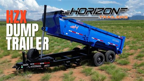 Dump Trailer With Side Door Introducing The Hzx Telescopic Horizon