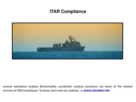 PPT - ITAR Compliance PowerPoint Presentation, free download - ID:7574600