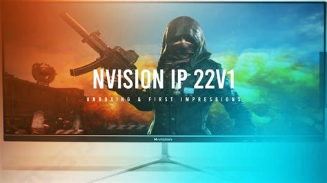 Nvision Ip22v1 Frameless Monitor 75 Hz Unboxing And First Impressions