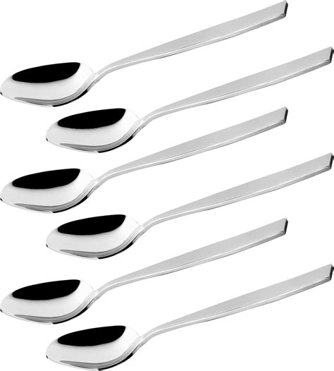 Camri Spoon Set Dinner Spoons Set Of 6 Table Spoons Stainless Steel Cutlery Spoons Dessert