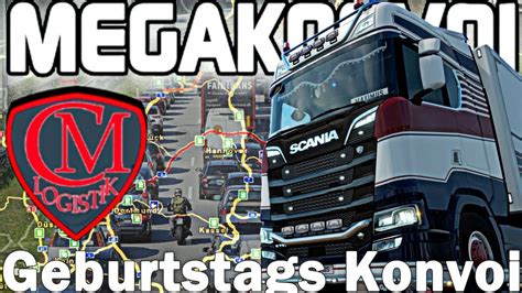 ETS2 MEGA Geburtstags Konvoi 2 Jahre Chris Maximus Logistik 1275