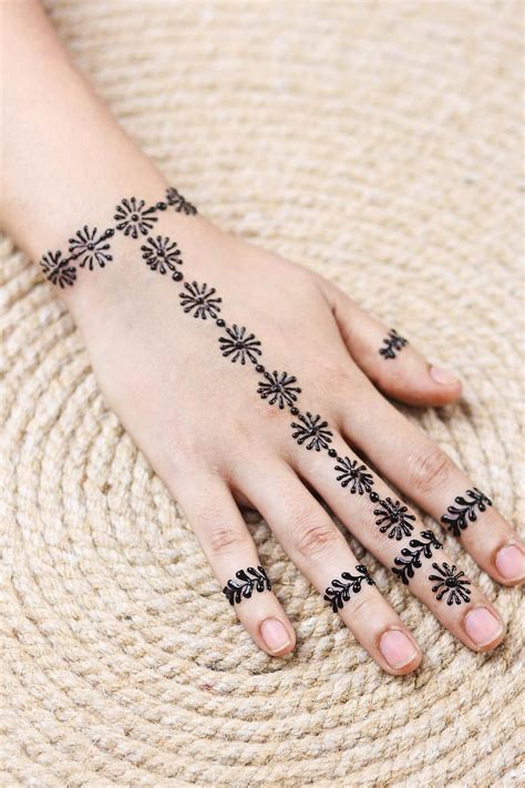 Henna Hands Mehendi Pattern Female Palms Design Decoration