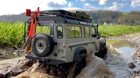 110 Rc Land Rover Defender 110 Country Edition Brx02 Scale Rc Off Road Youtube