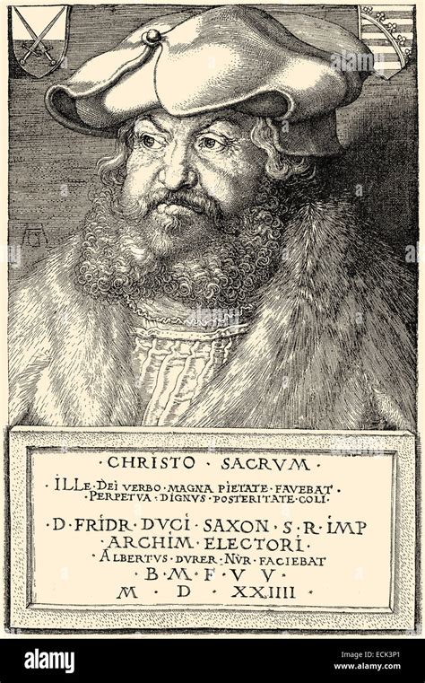 Frederick III Or Frederick The Wise 1463 1525 Elector Of Saxony